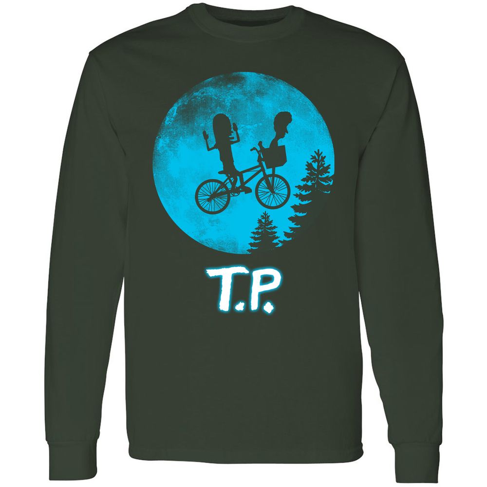 Long Sleeve T-Shirt - 7E2QKVHR - Forest Green - 4