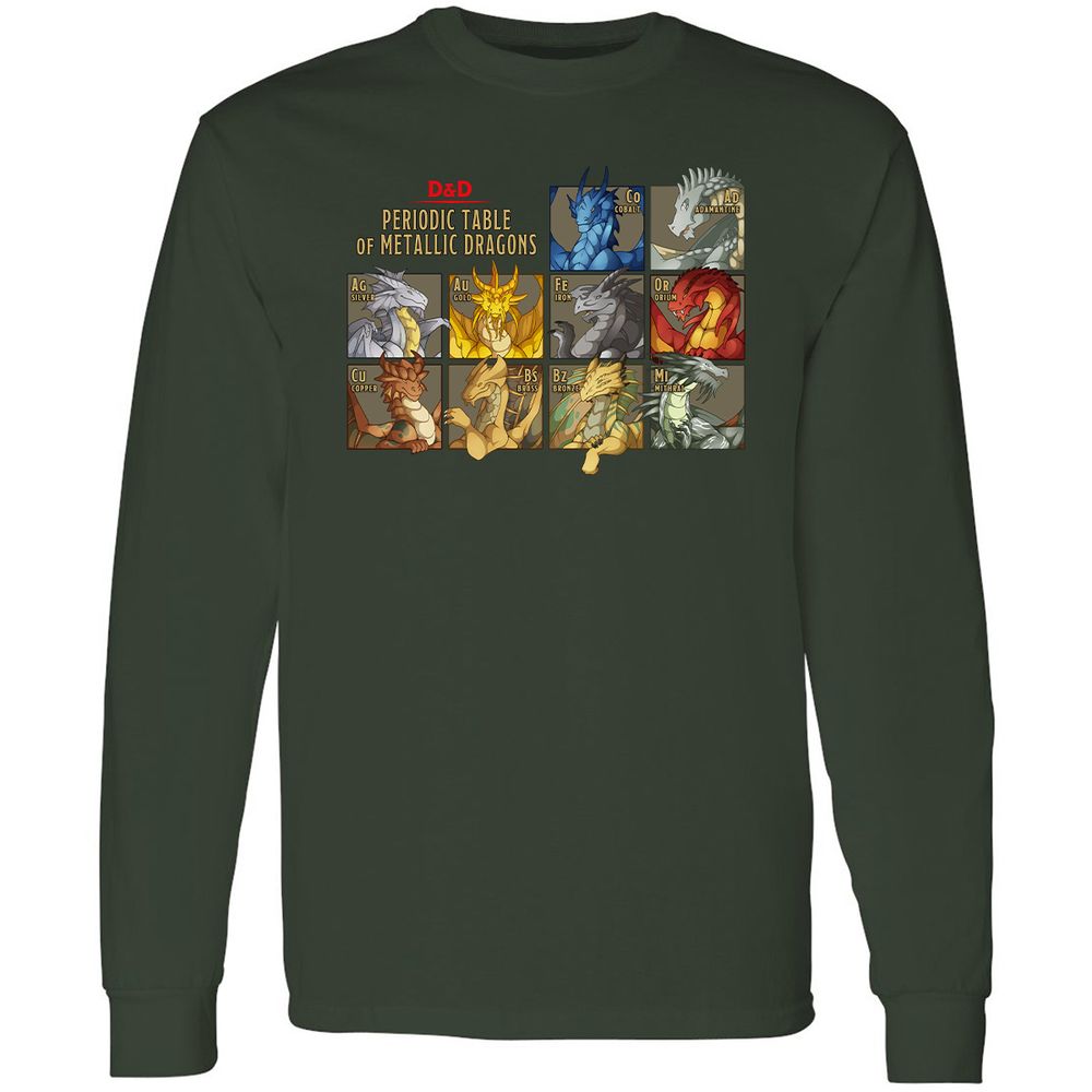 Long Sleeve T-Shirt - CJD79F3Z - Forest Green - 4