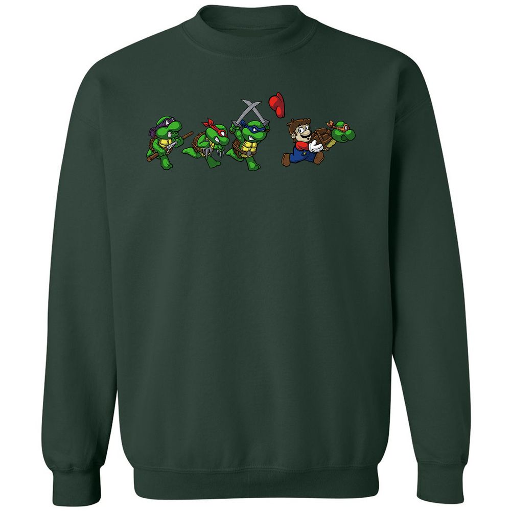 Classic Unisex Sweatshirt - 5W9JMQSM - Forest Green - 4