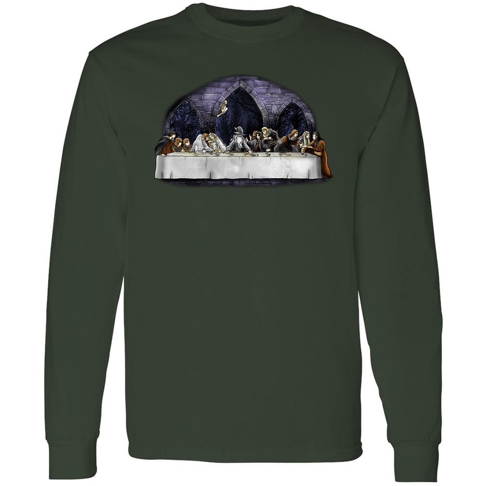 Long Sleeve T-Shirt - ZB3AHBG5 - Forest Green - 4