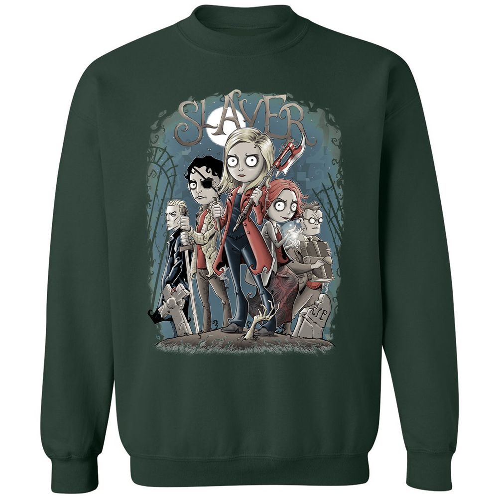 Classic Unisex Sweatshirt - 6U6VVFRJ - Forest Green - 4