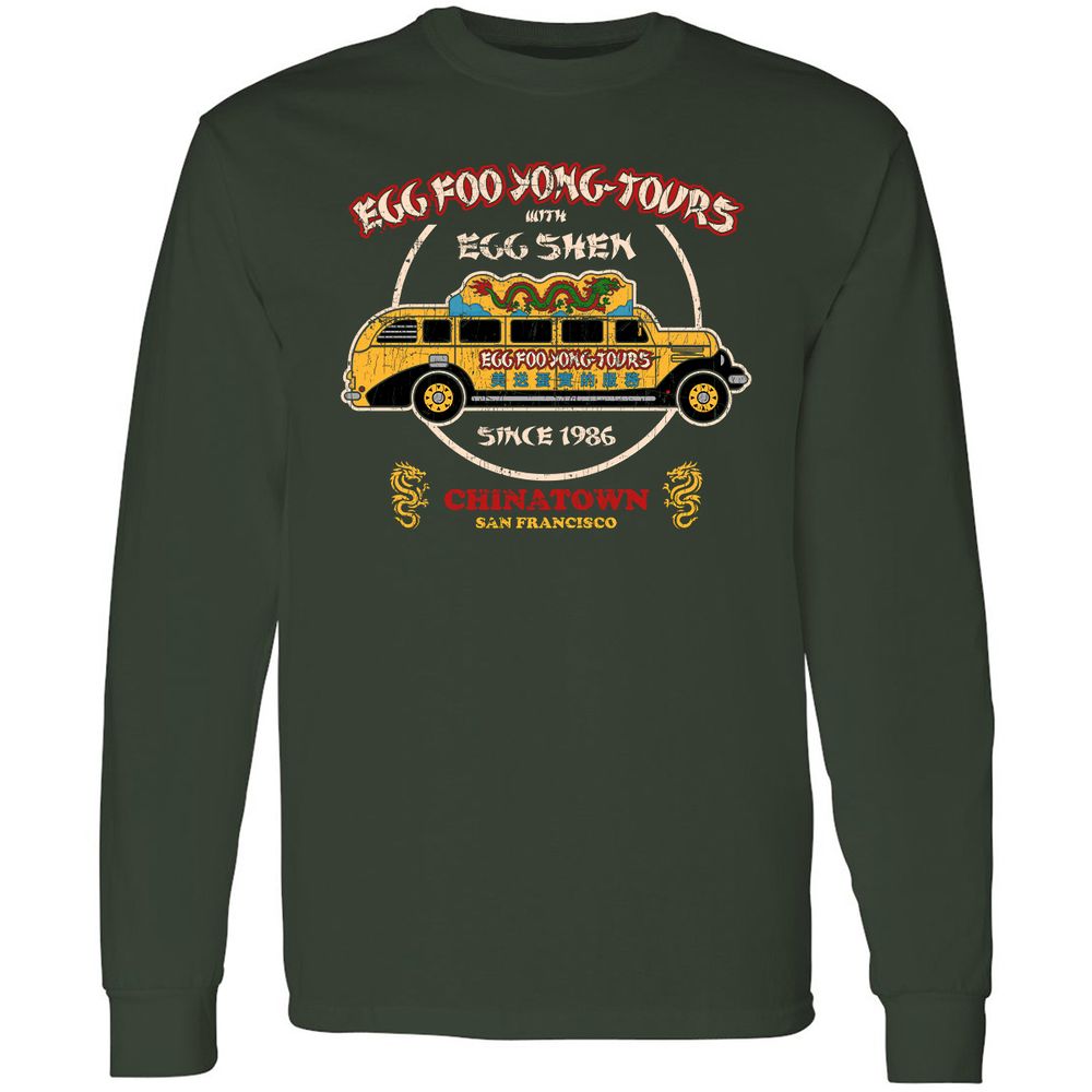 Long Sleeve T-Shirt - 5U4YXGCB - Forest Green - 4