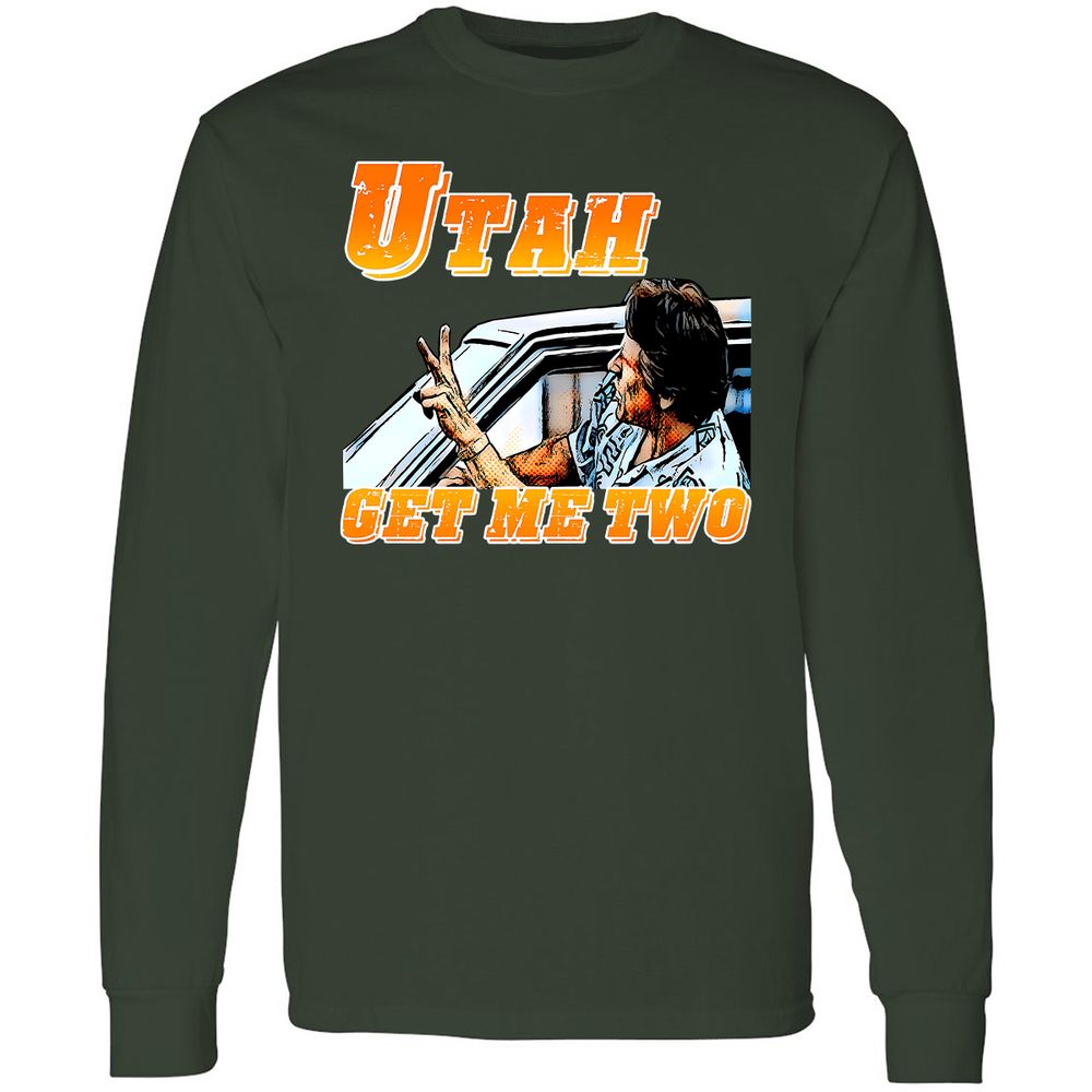 Long Sleeve T-Shirt - SDLGD1YJ - Forest Green - 4