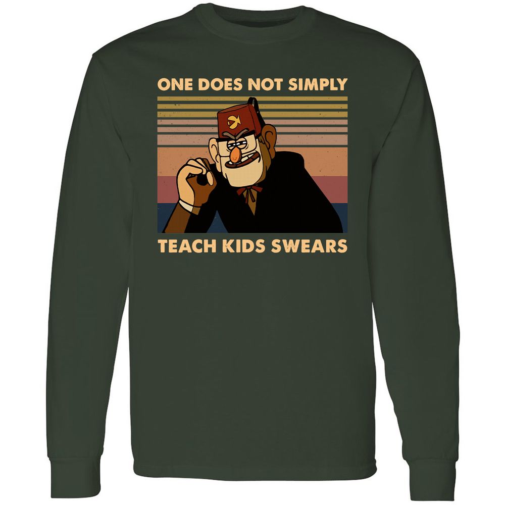 Long Sleeve T-Shirt - Q5MFWP4B - Forest Green - 4