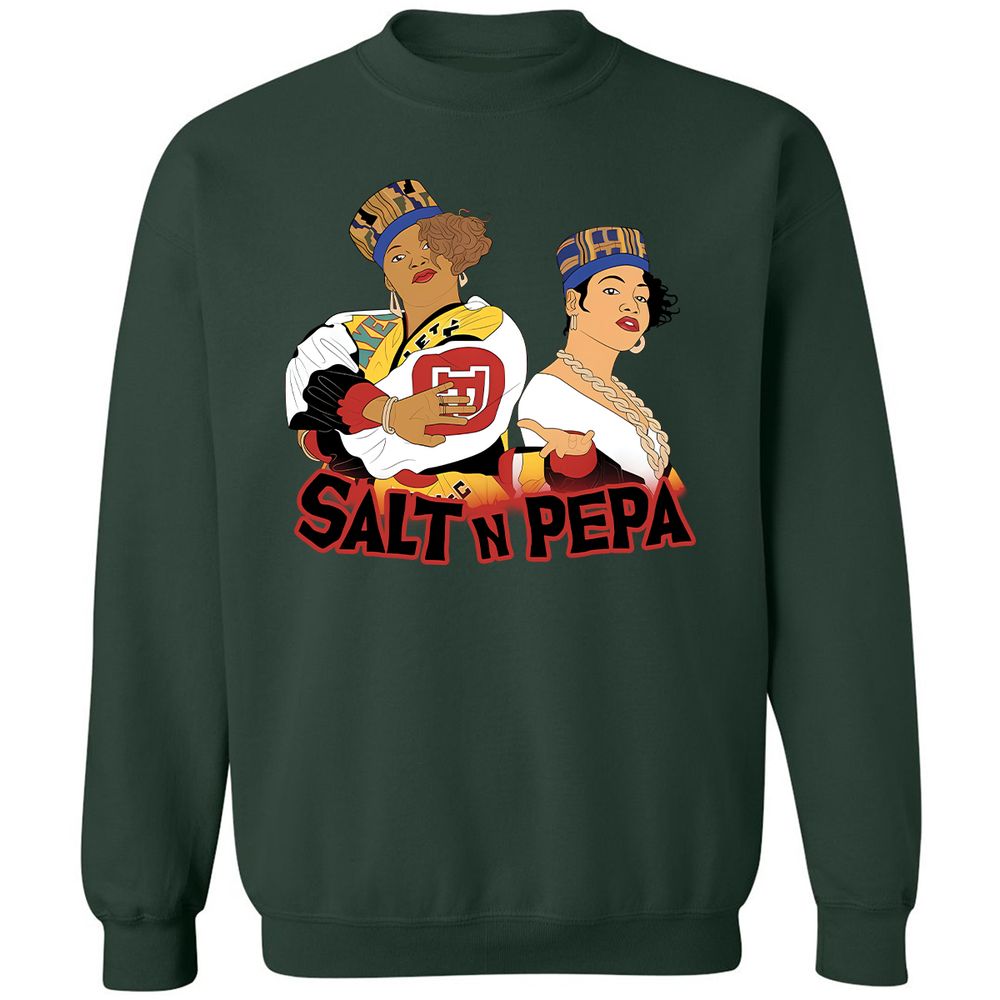 Classic Unisex Sweatshirt - White - Forest Green - 4