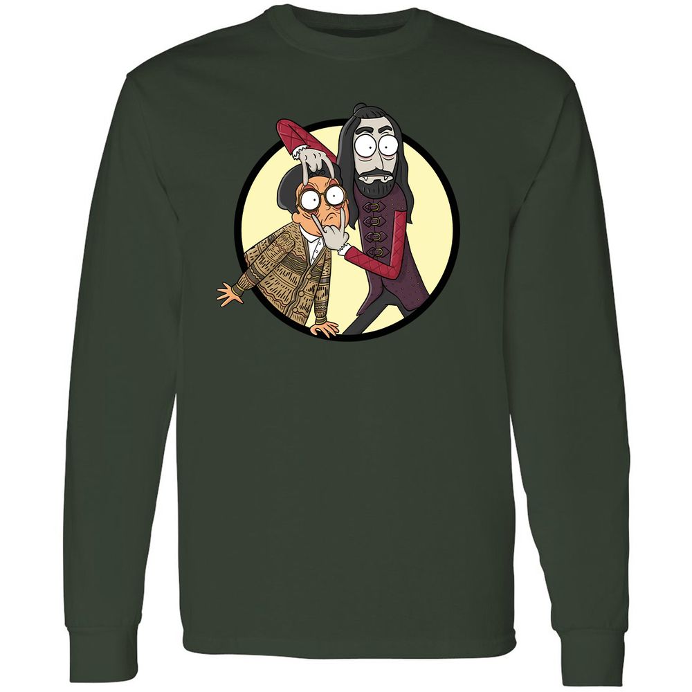 Long Sleeve T-Shirt - W6FMW62C - Forest Green - 4