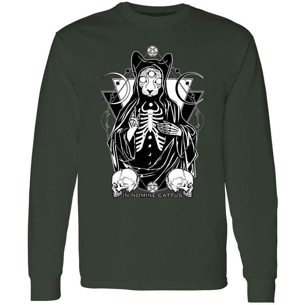 Long Sleeve T-Shirt - MNB3ZVGR - Forest Green - 4