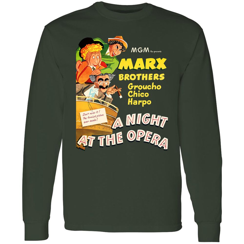 Long Sleeve T-Shirt - JZLYU6NK - Forest Green - 4