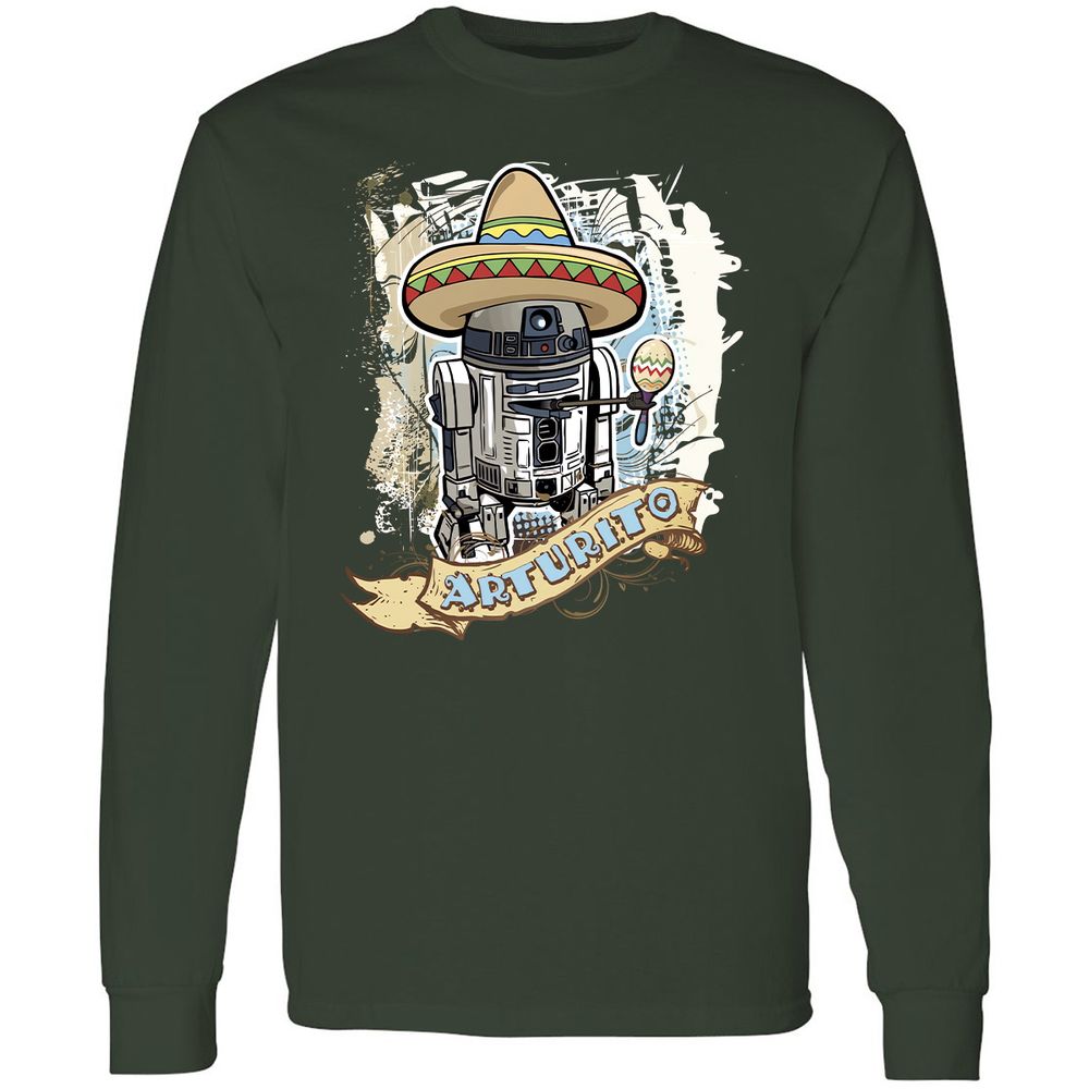 Long Sleeve T-Shirt - WHNPWQCC - Forest Green - 4