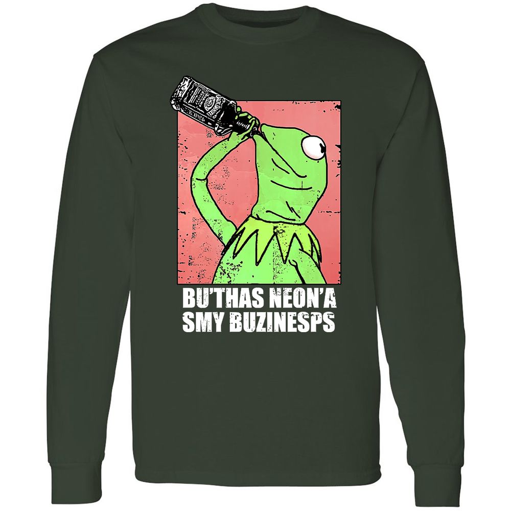 Long Sleeve T-Shirt - KYNBM7JG - Forest Green - 4