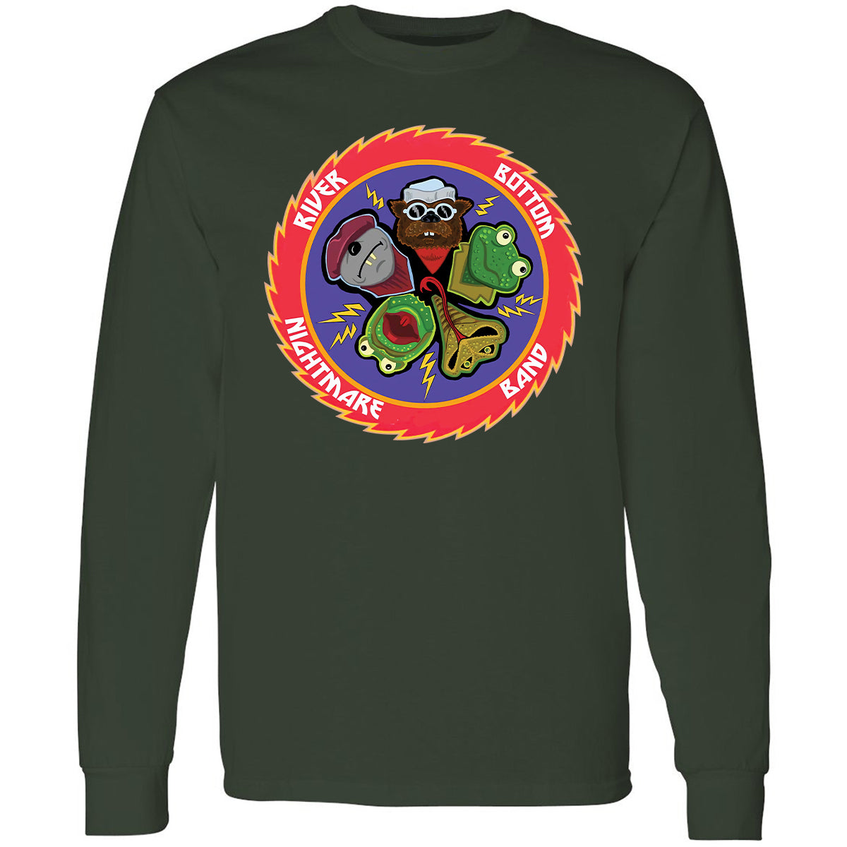 Long Sleeve T-Shirt - N5LY415W - Forest Green - 4