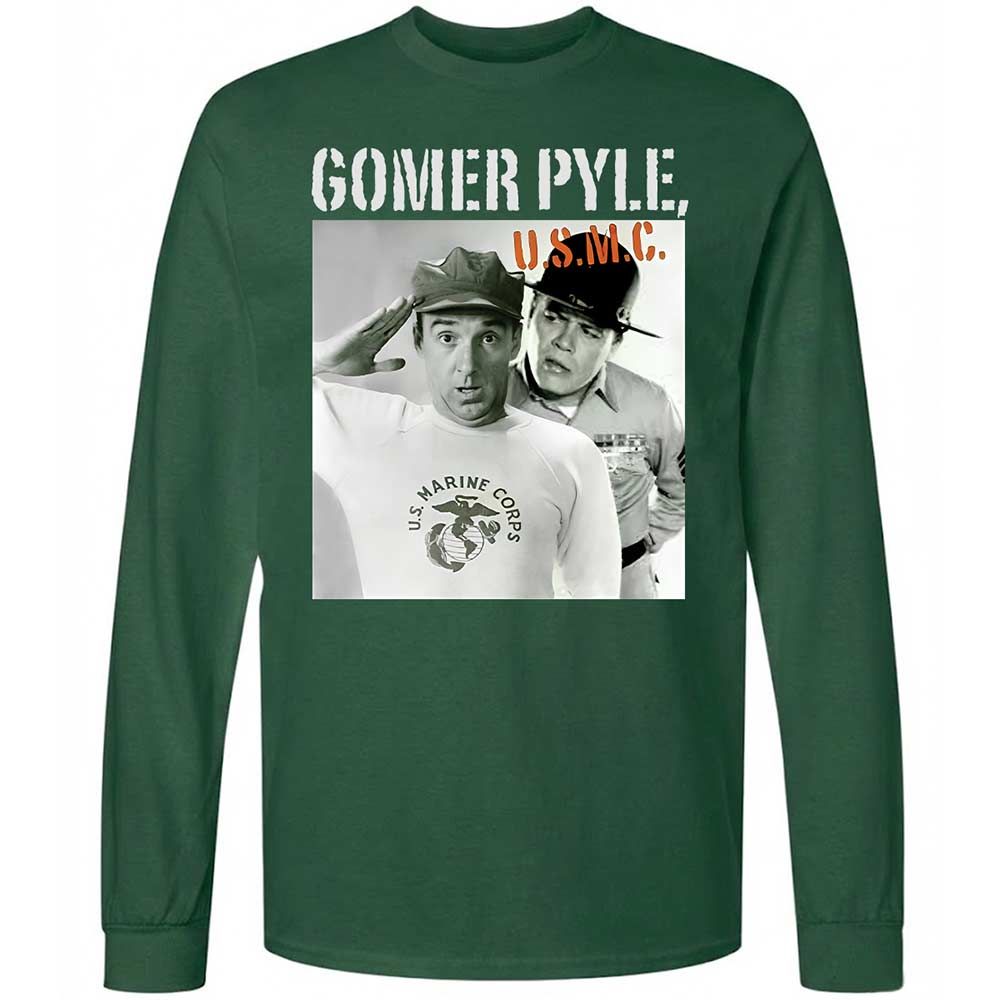 Long Sleeve T-Shirt - 9K9QBV7X - Forest Green - 4