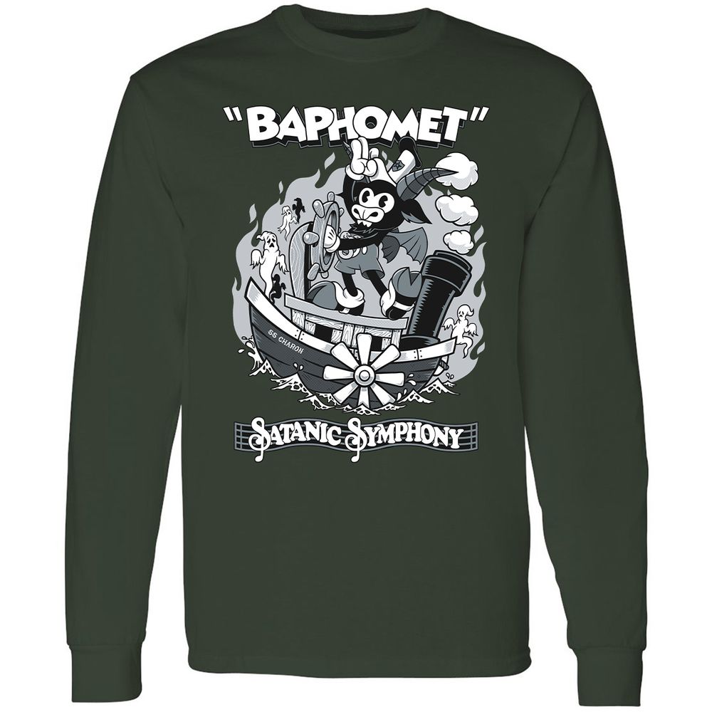 Long Sleeve T-Shirt - EGRQYVXZ - Forest Green - 4