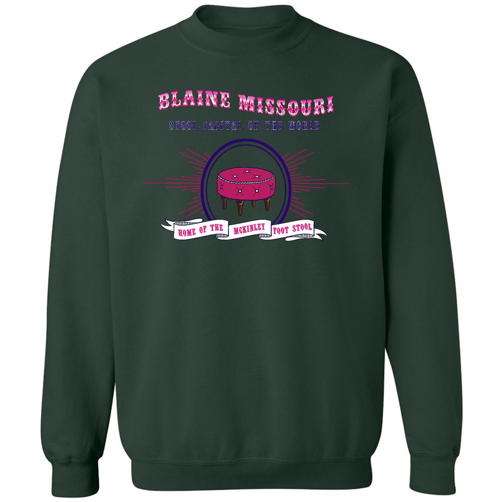 Classic Unisex Sweatshirt - FBY7Z1AT - Forest Green - 4
