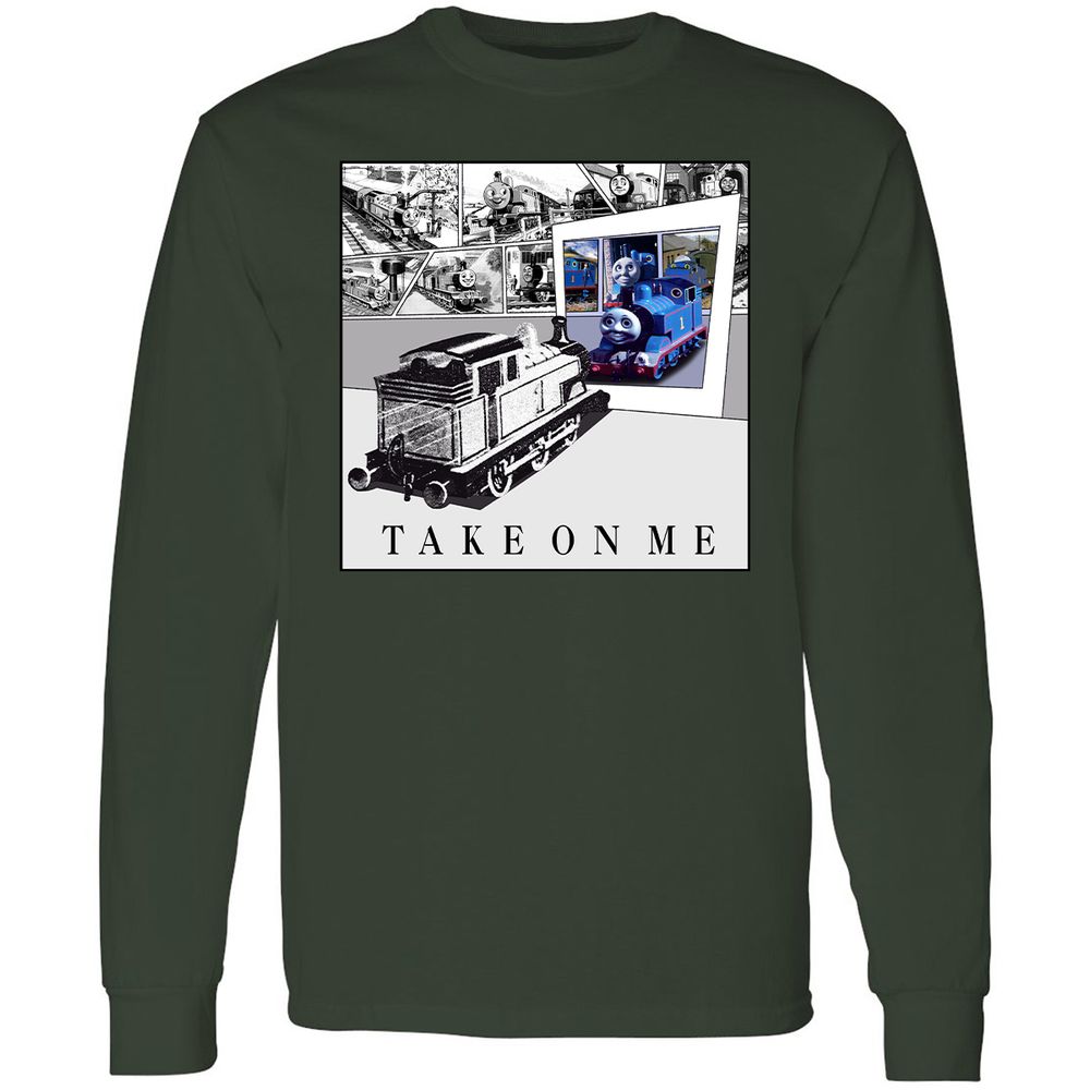 Long Sleeve T-Shirt - 7QH2LYBP - Forest Green - 4