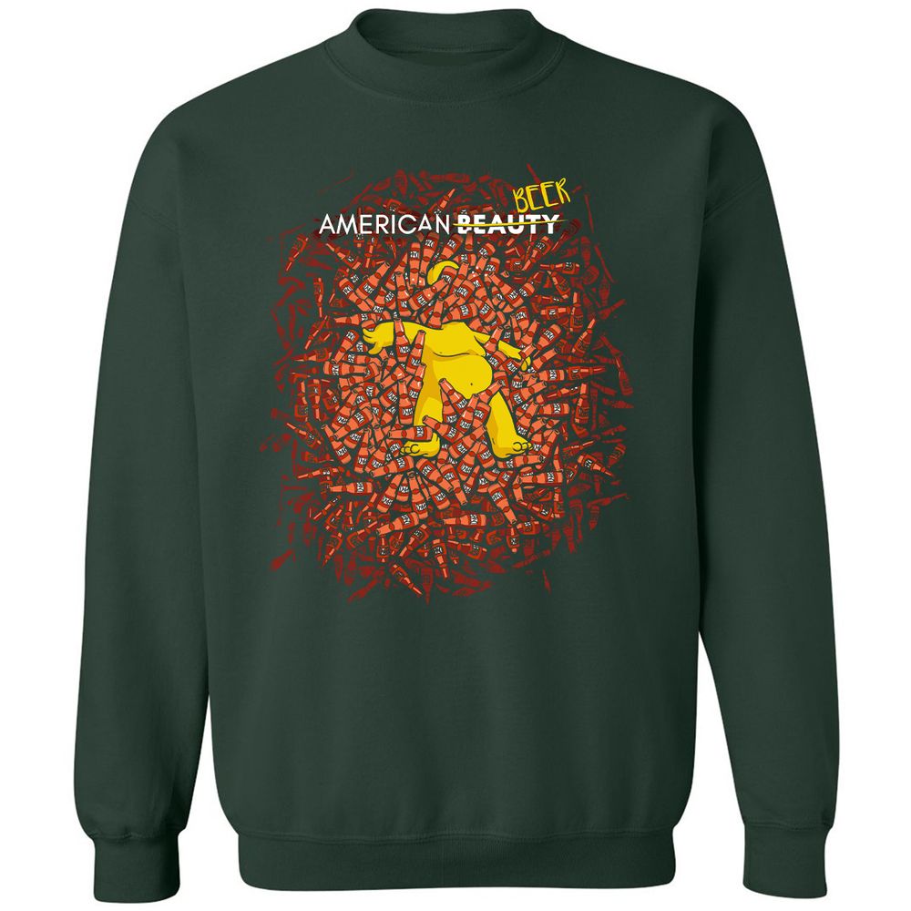Classic Unisex Sweatshirt - KQEU8CWX - Forest Green - 4