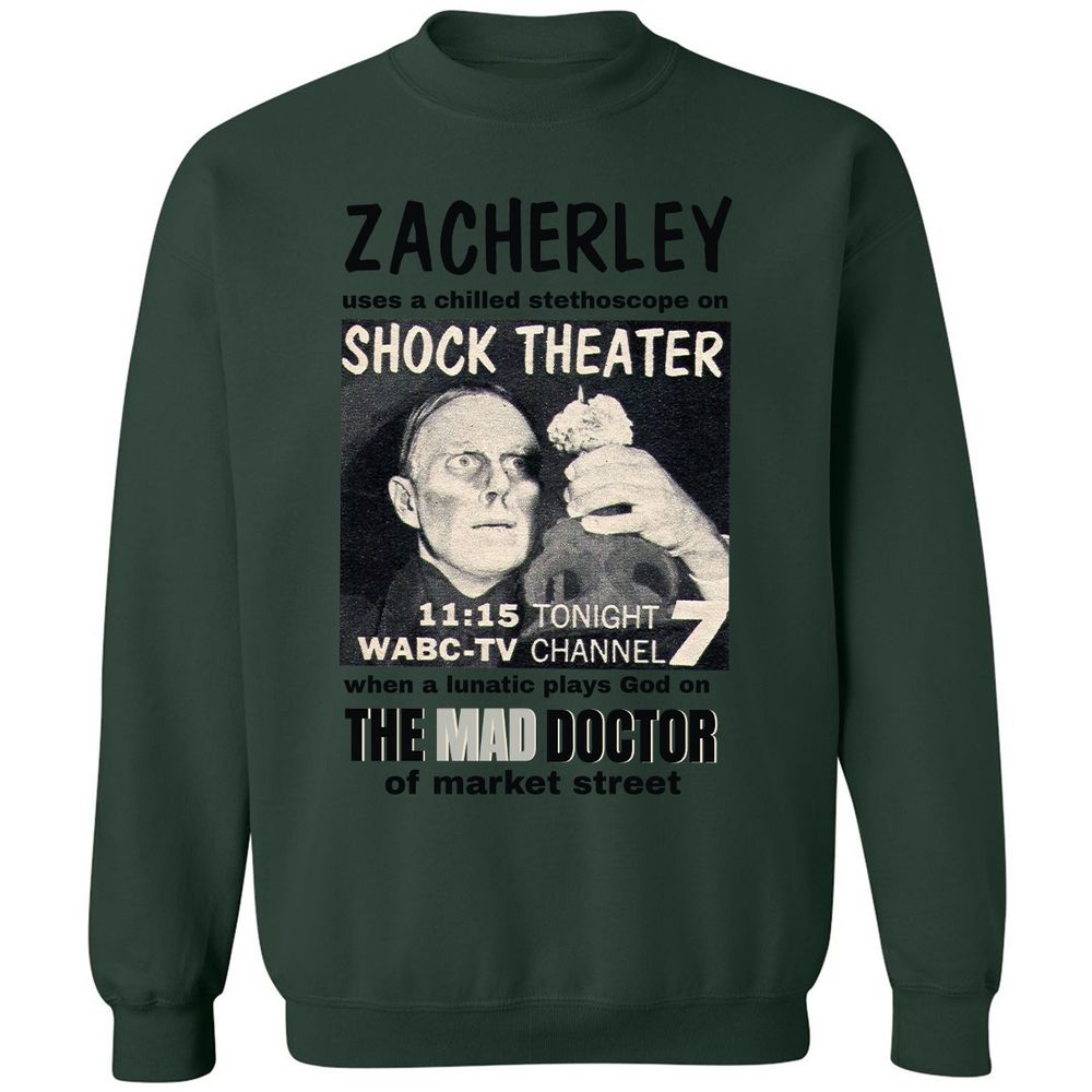 Classic Unisex Sweatshirt - UHBWFU1Y - Forest Green - 4