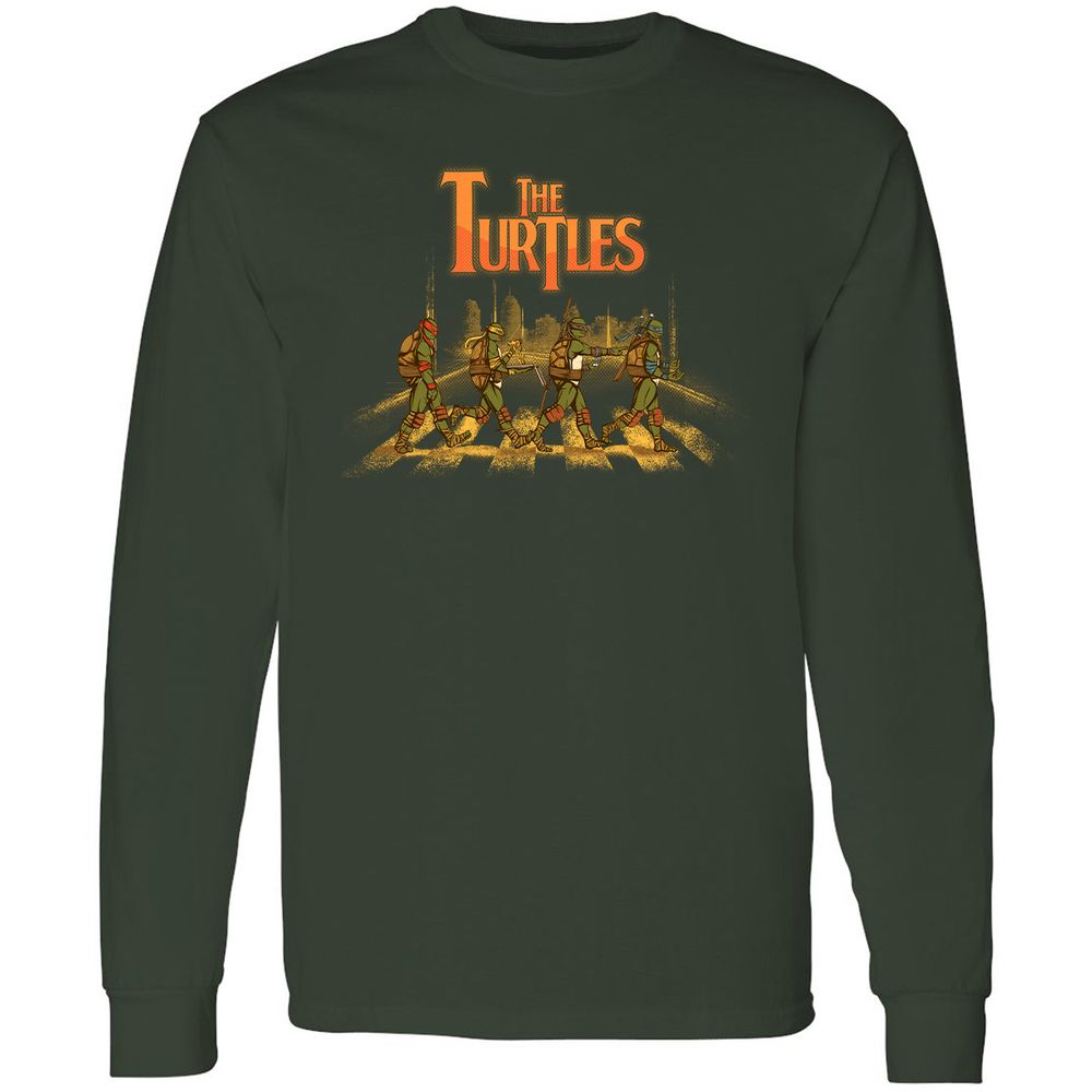 Long Sleeve T-Shirt - 761F6B8R - Forest Green - 4