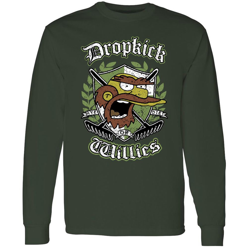 Long Sleeve T-Shirt - M75NPY72 - Forest Green - 4