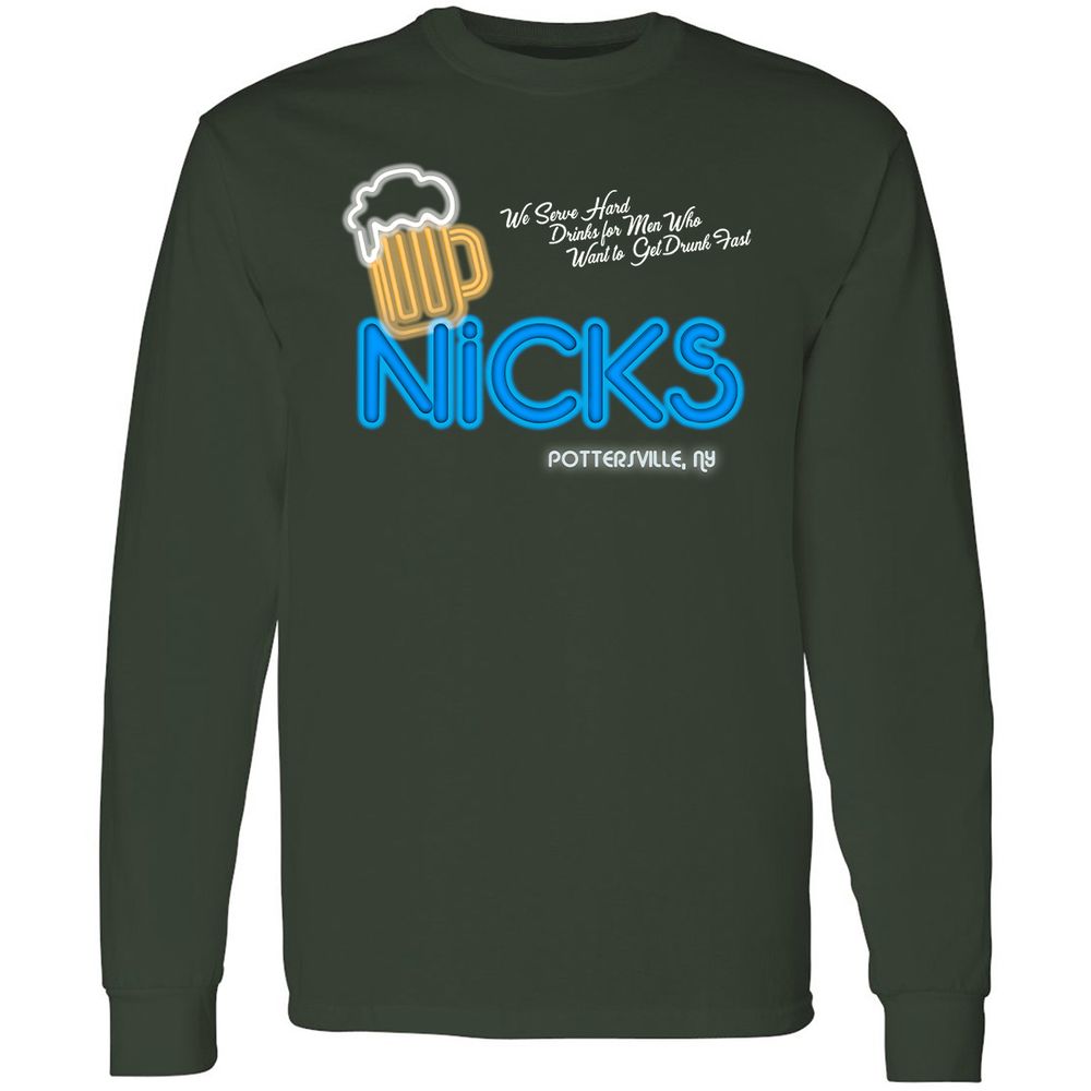 Long Sleeve T-Shirt - SLVVYFND - Forest Green - 4