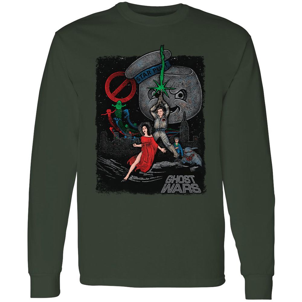 Long Sleeve T-Shirt - XBV27RKM - Forest Green - 4