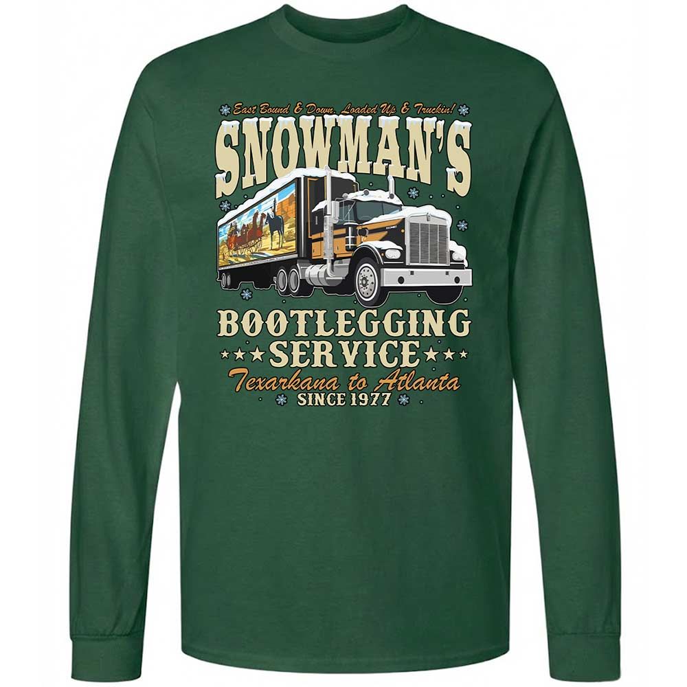 Snowman's Bootlegging Service - Forest Green - 4