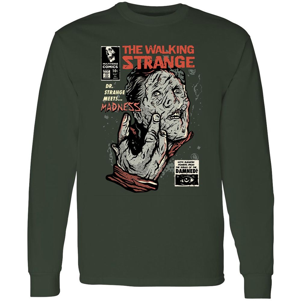 Long Sleeve T-Shirt - YEWEL1U3 - Forest Green - 4