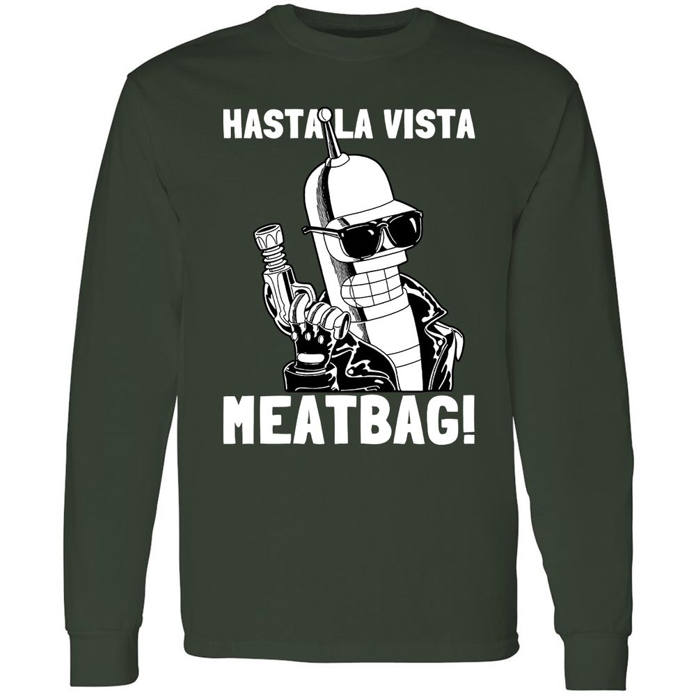 Long Sleeve T-Shirt - GX75XDAA - Forest Green - 4