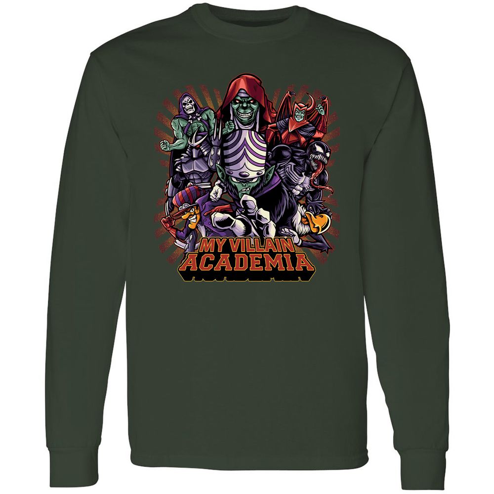 Long Sleeve T-Shirt - 7KYDWEK4 - Forest Green - 4