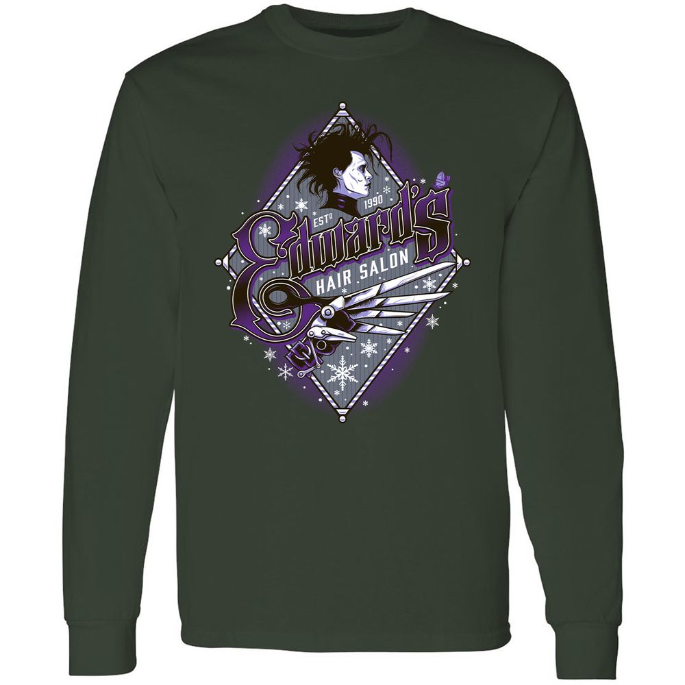 Long Sleeve T-Shirt - 29B3MA17 - Forest Green - 4
