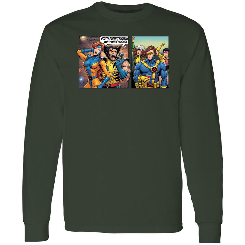 Long Sleeve T-Shirt - 9T4ANNYE - Forest Green - 4