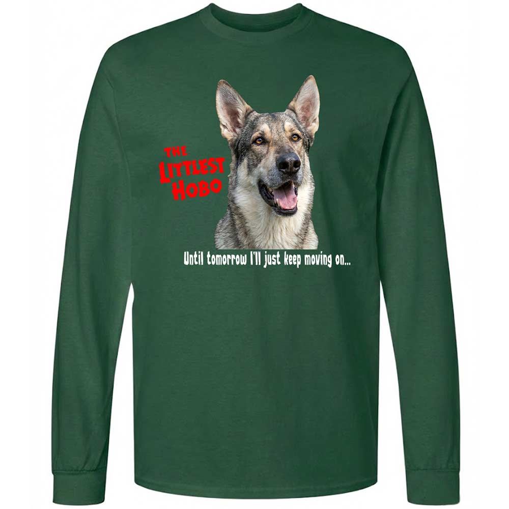Long Sleeve T-Shirt - HJWBSS6U - Forest Green - 4