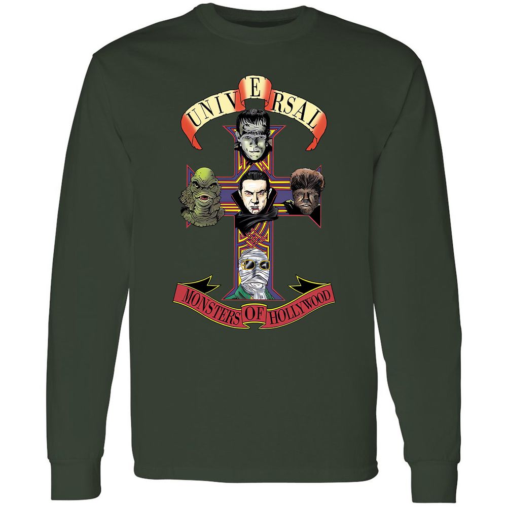 Long Sleeve T-Shirt - JD9PH3Z5 - Forest Green - 4