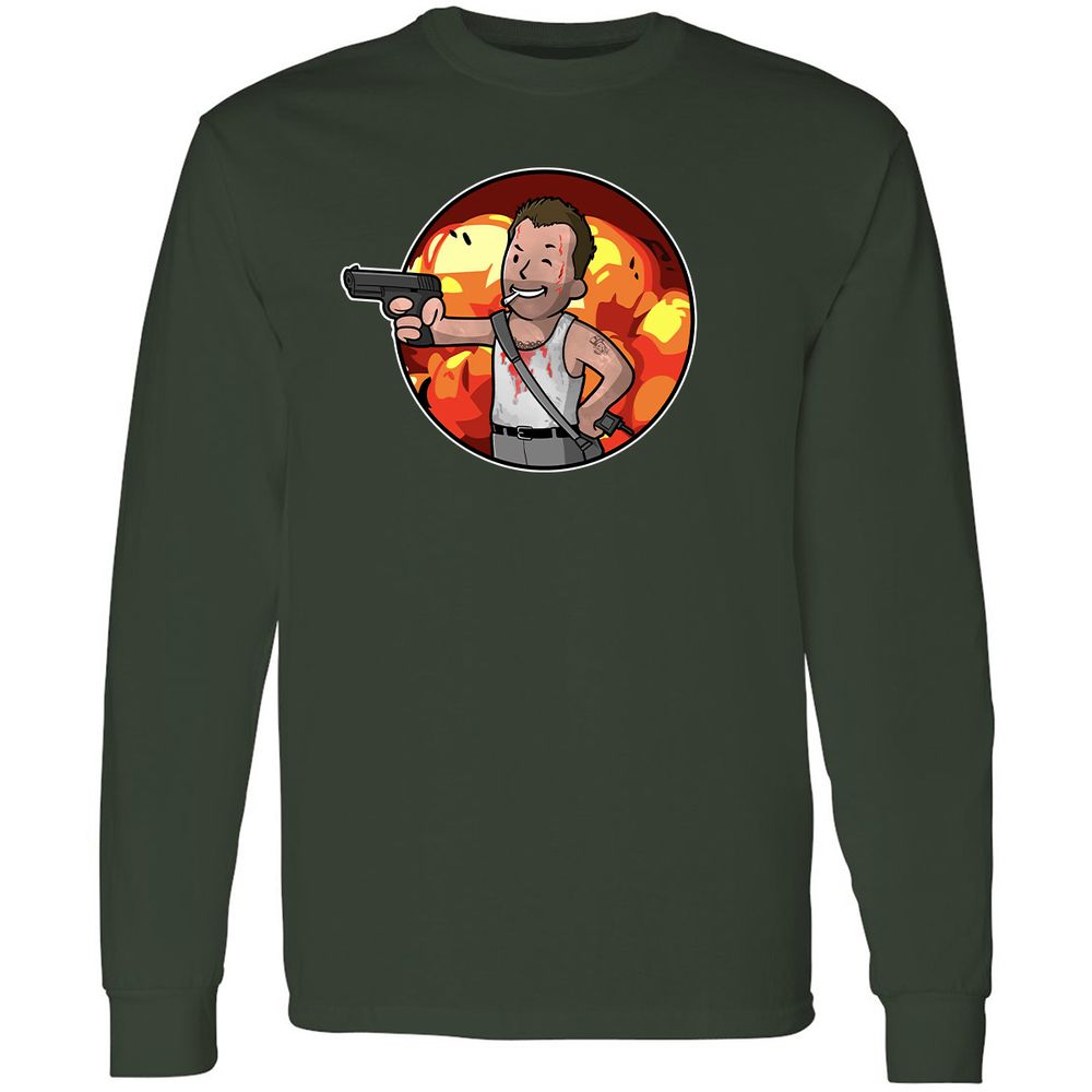 Long Sleeve T-Shirt - PB6KLGSL - Forest Green - 4