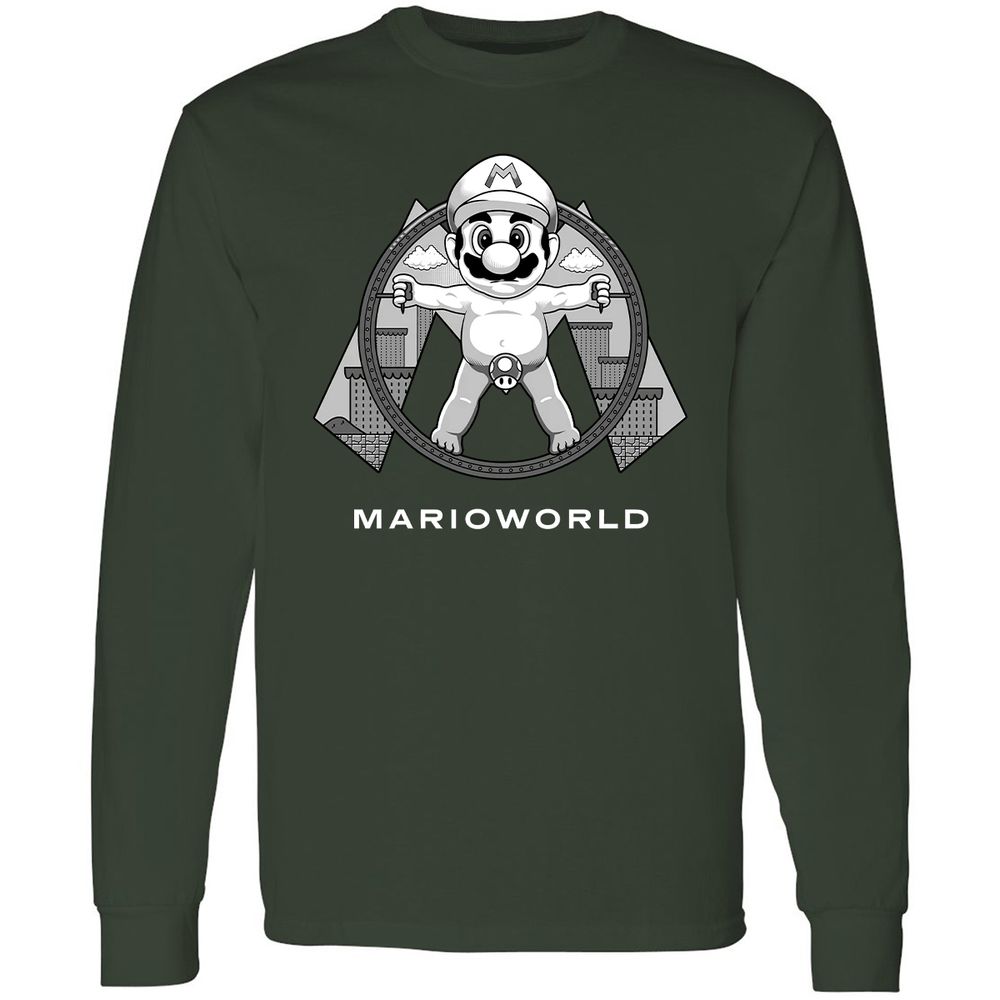 Long Sleeve T-Shirt - 2A5V9WT8 - Forest Green - 4