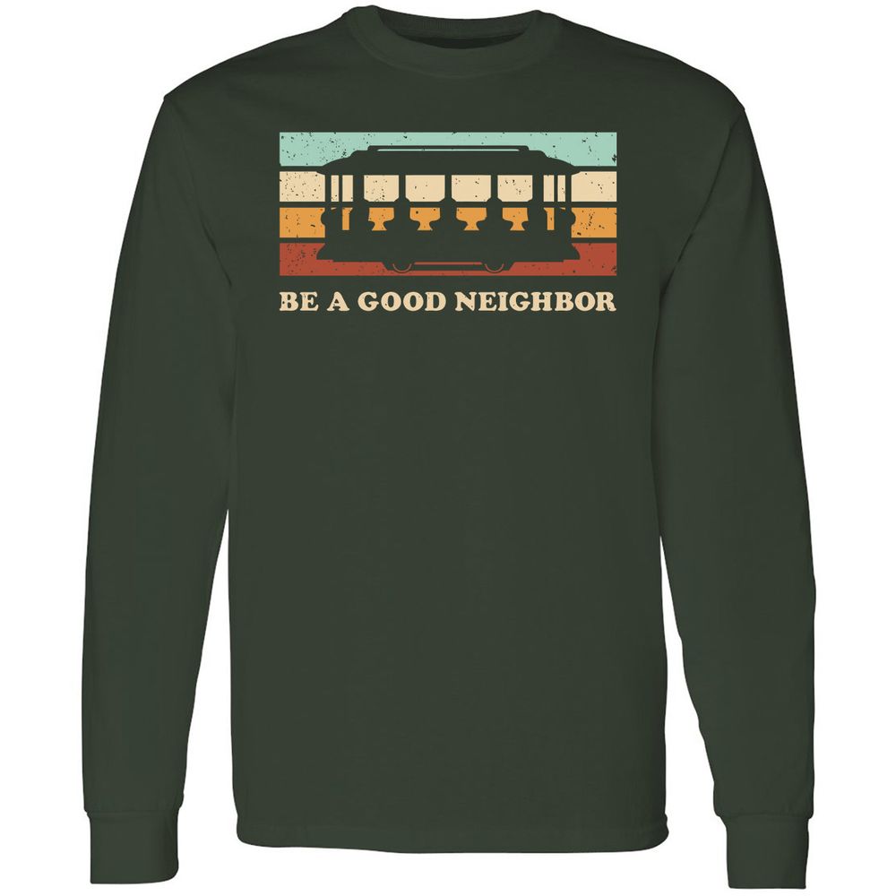 Long Sleeve T-Shirt - 7TWM6V98 - Forest Green - 4