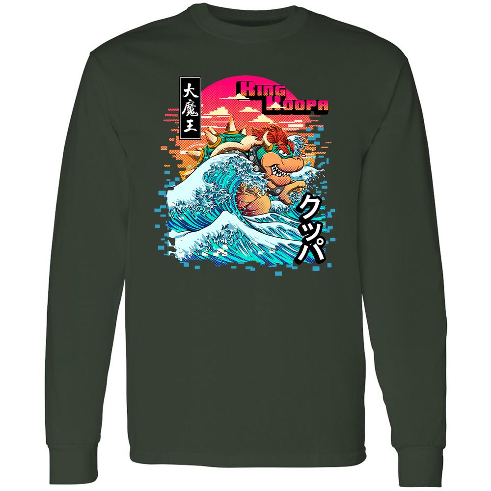 Long Sleeve T-Shirt - JRCEPRWC - Forest Green - 4