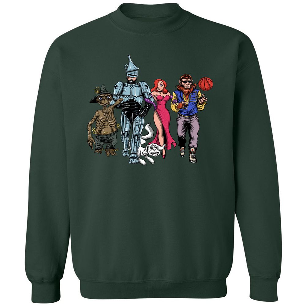 Classic Unisex Sweatshirt - 3BJW4G6R - Forest Green - 4