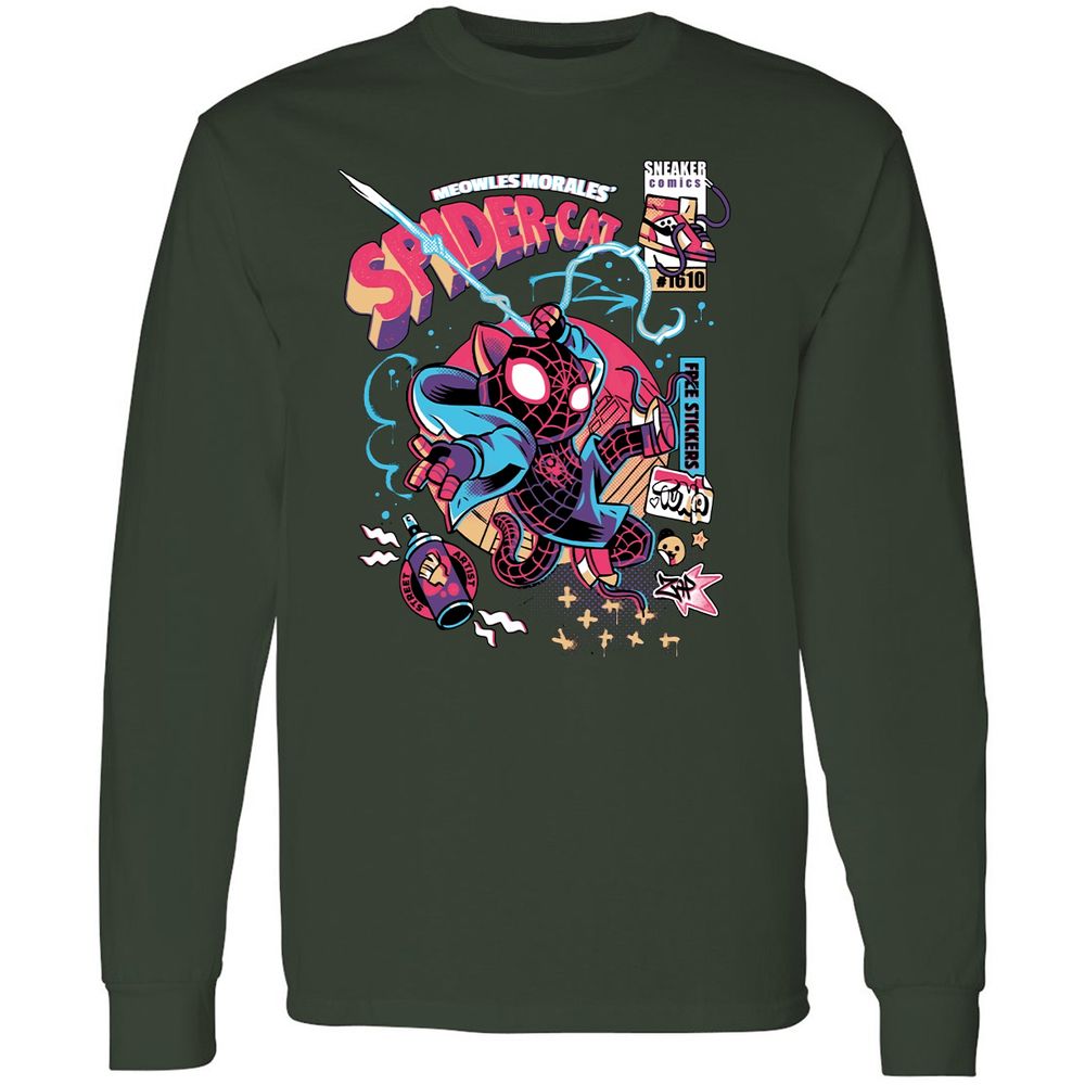 Long Sleeve T-Shirt - MVNJP713 - Forest Green - 4