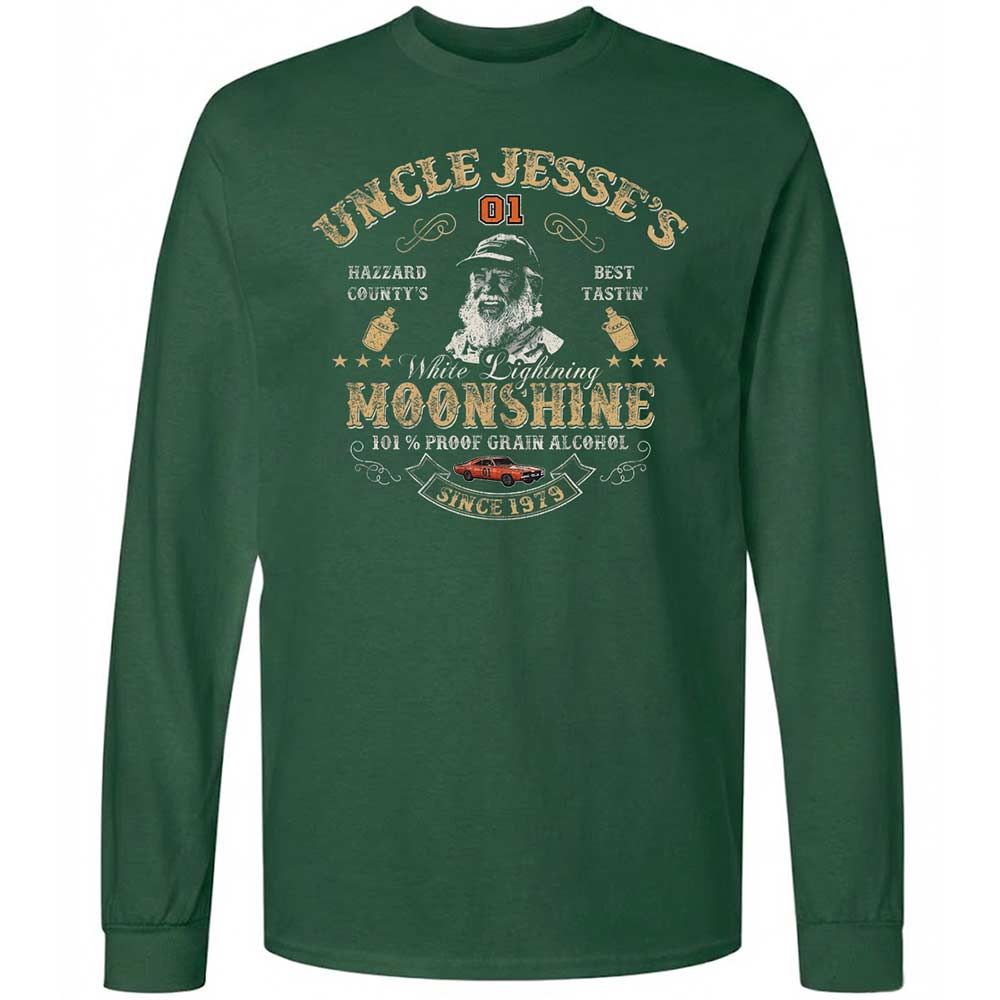 Long Sleeve T-Shirt - XDJEU14Z - Forest Green - 4