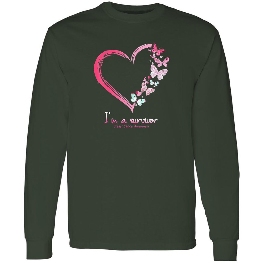 Long Sleeve T-Shirt - GECHJ9PL - Forest Green - 4