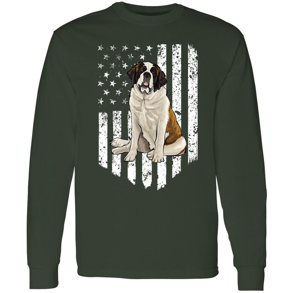 Long Sleeve T-Shirt - 3A4LNP4G - Forest Green - 4