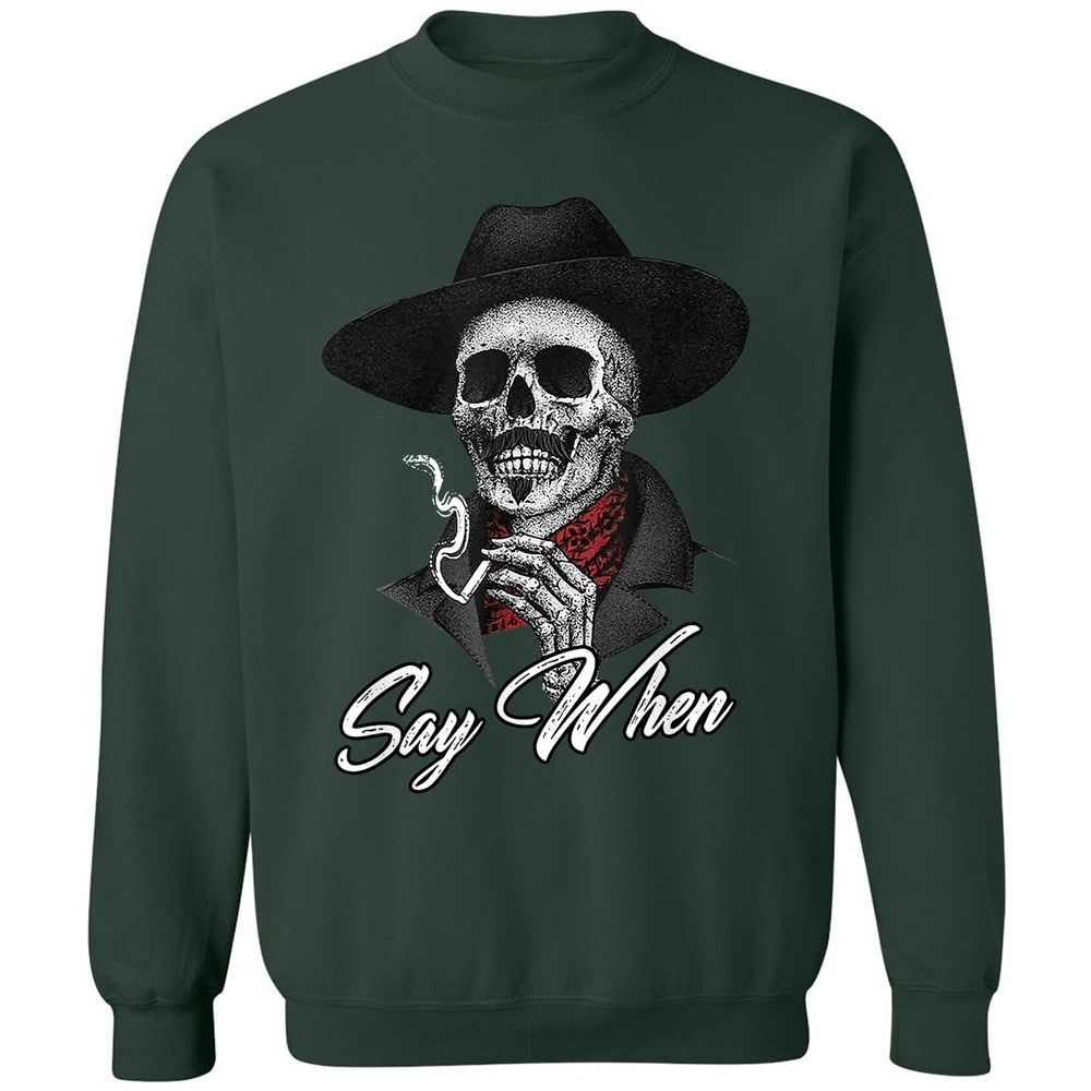 Classic Unisex Sweatshirt - PWL3MBLH - Forest Green - 4