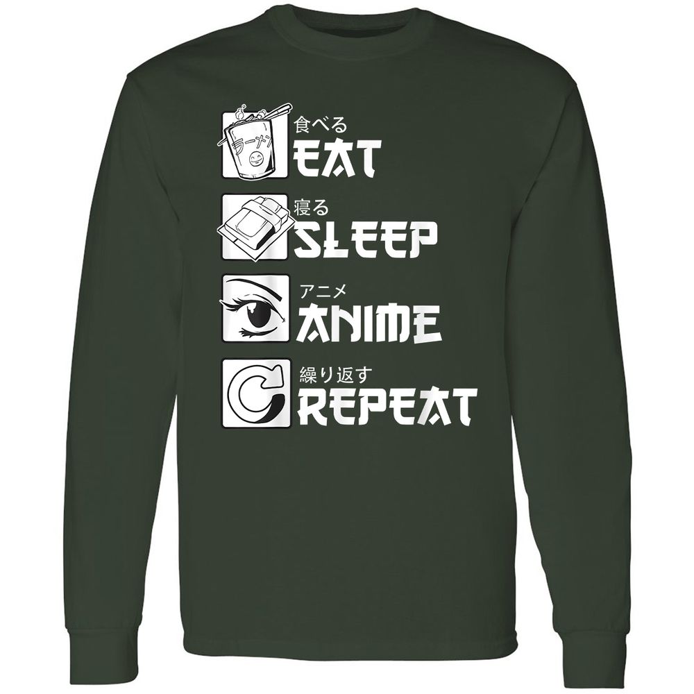 Long Sleeve T-Shirt - XR2PAX9W - Forest Green - 4
