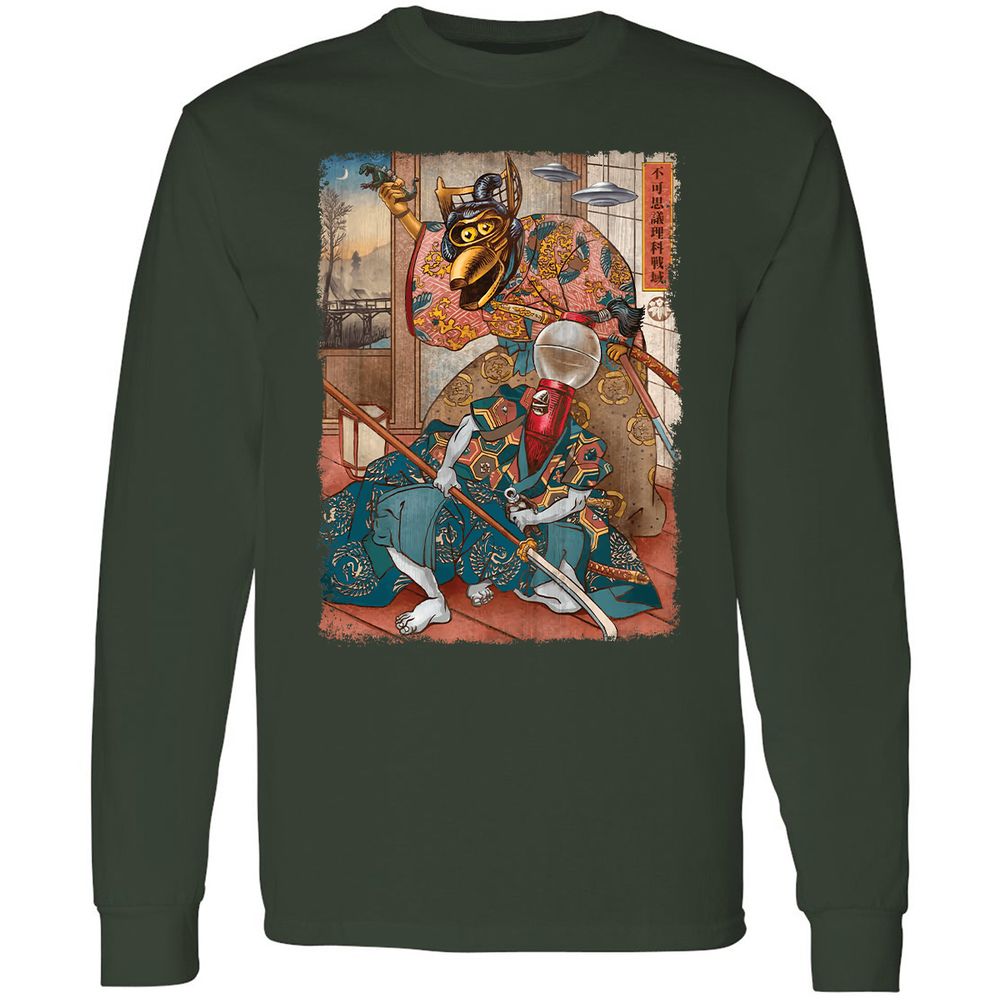 Long Sleeve T-Shirt - W7SU561S - Forest Green - 4