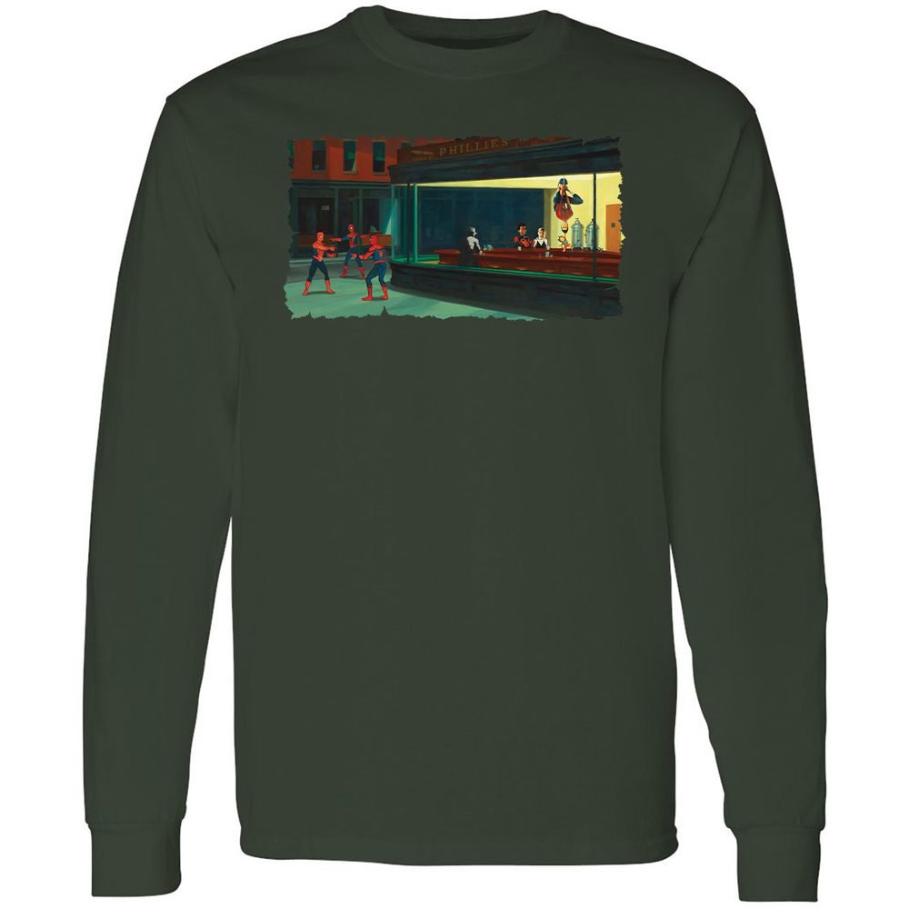 Long Sleeve T-Shirt - K7EKEPWV - Forest Green - 4