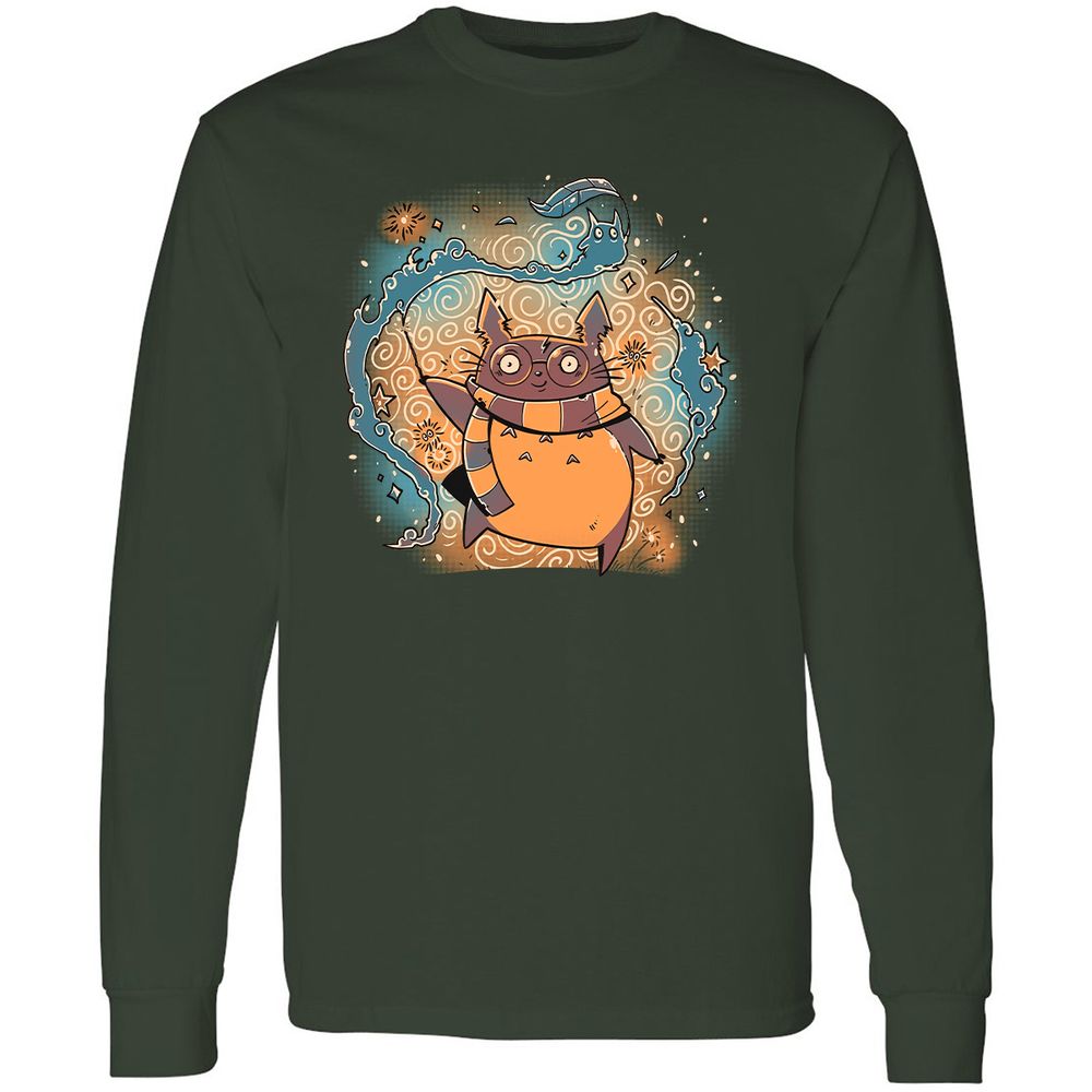 Long Sleeve T-Shirt - 6S9VPQ7M - Forest Green - 4