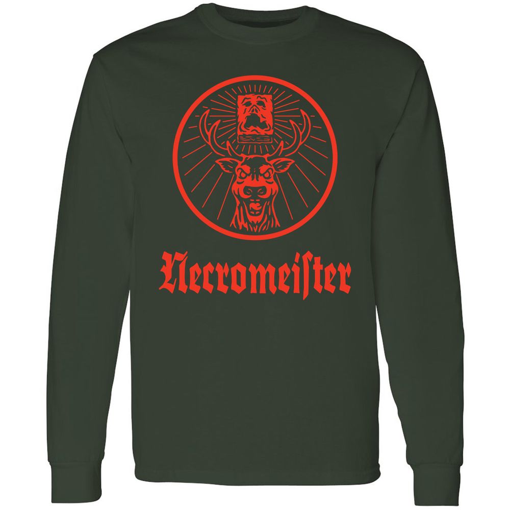 Long Sleeve T-Shirt - WMR7TF2U - Forest Green - 4