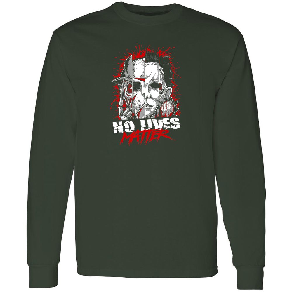 Long Sleeve T-Shirt - KGHJH338 - Forest Green - 4