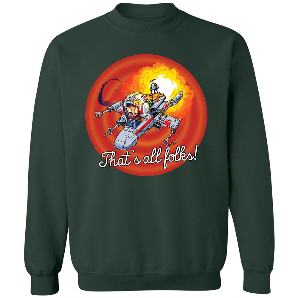 Classic Unisex Sweatshirt - CJVV34RQ - Forest Green - 4